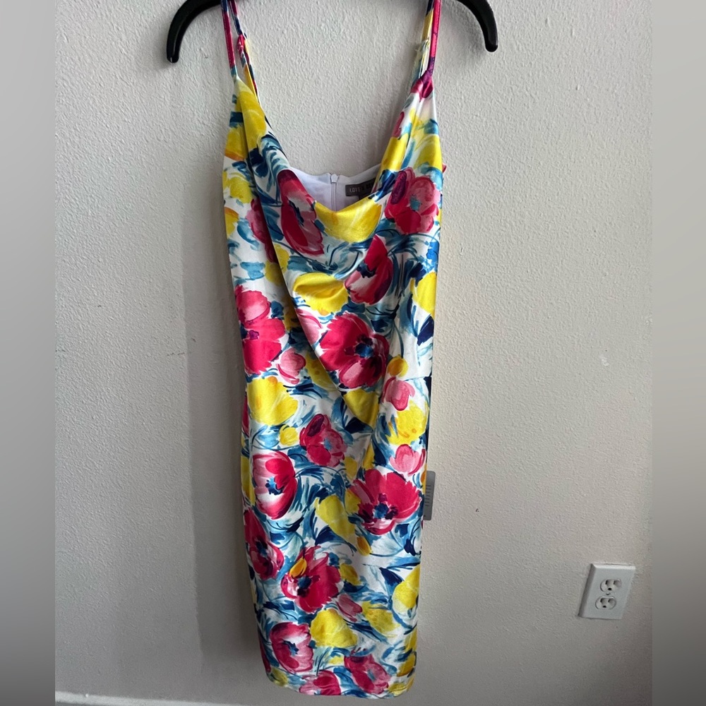 Floral Satin-feel dress from Nordstrom